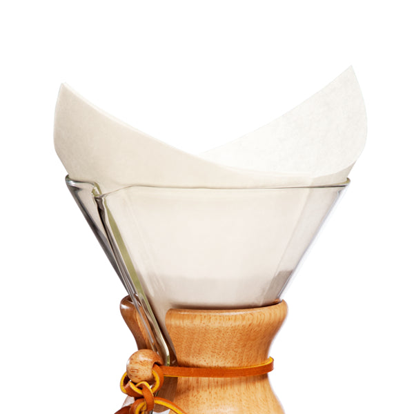 一个Chemex pre-folded Chemex咖啡机过滤器广场休息