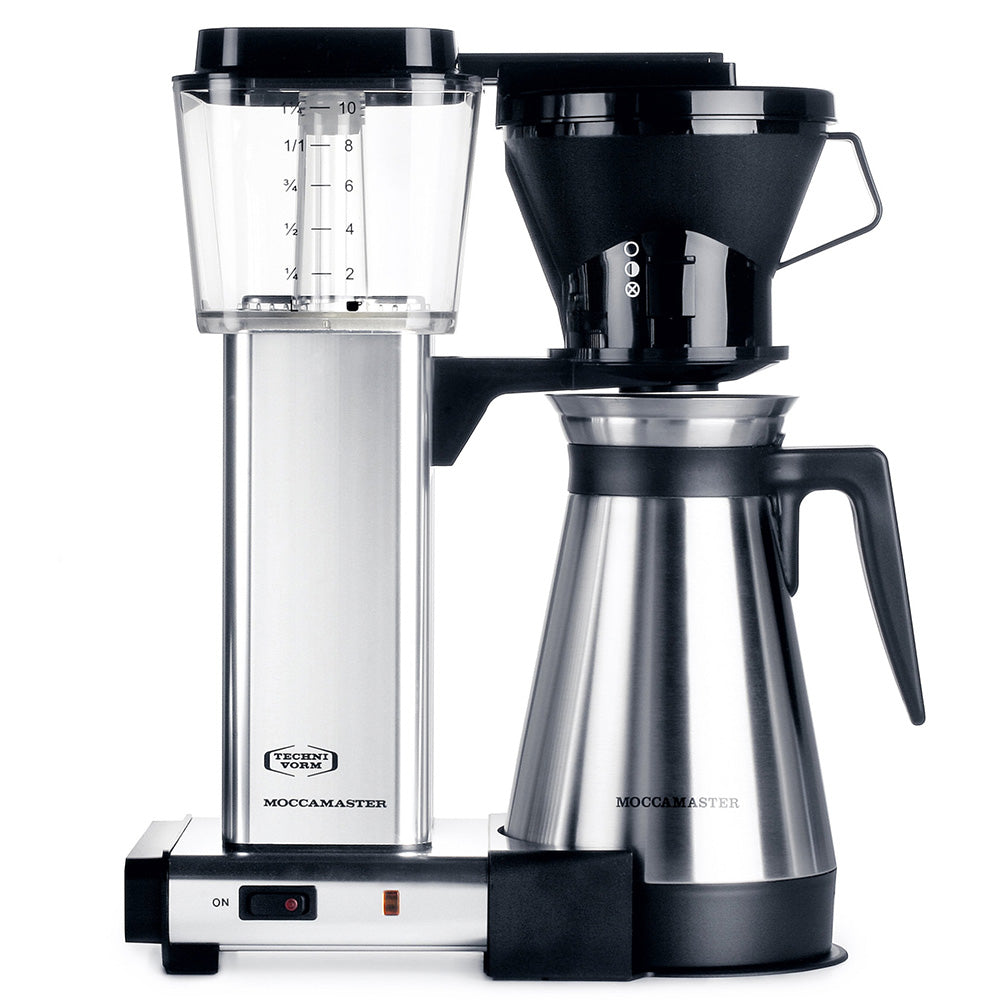 Technivorm Moccamaster KBT 741抛光银咖啡壶