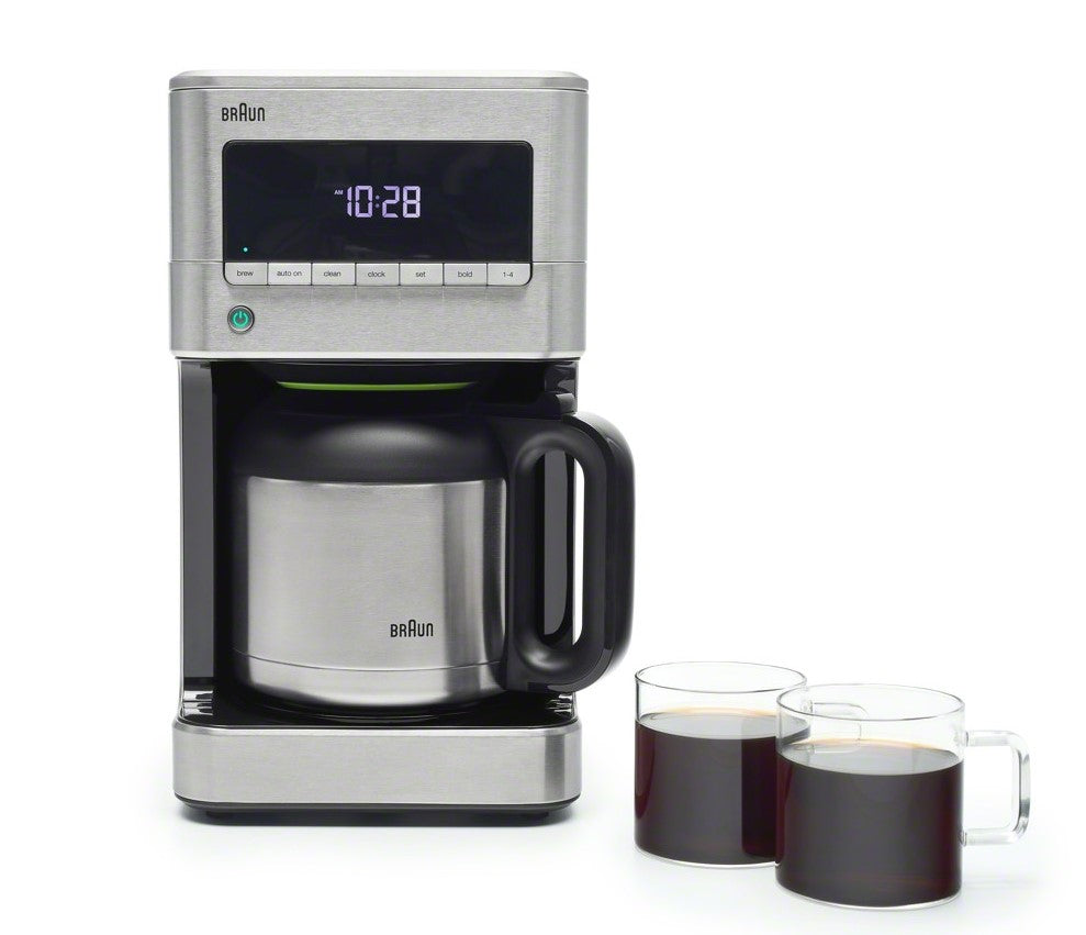 布劳恩KF7175SI BrewSense 10-Cup咖啡壶,不锈钢