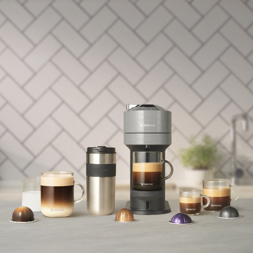 雀巢Vertuo下豪华咖啡机DeLonghi -铬