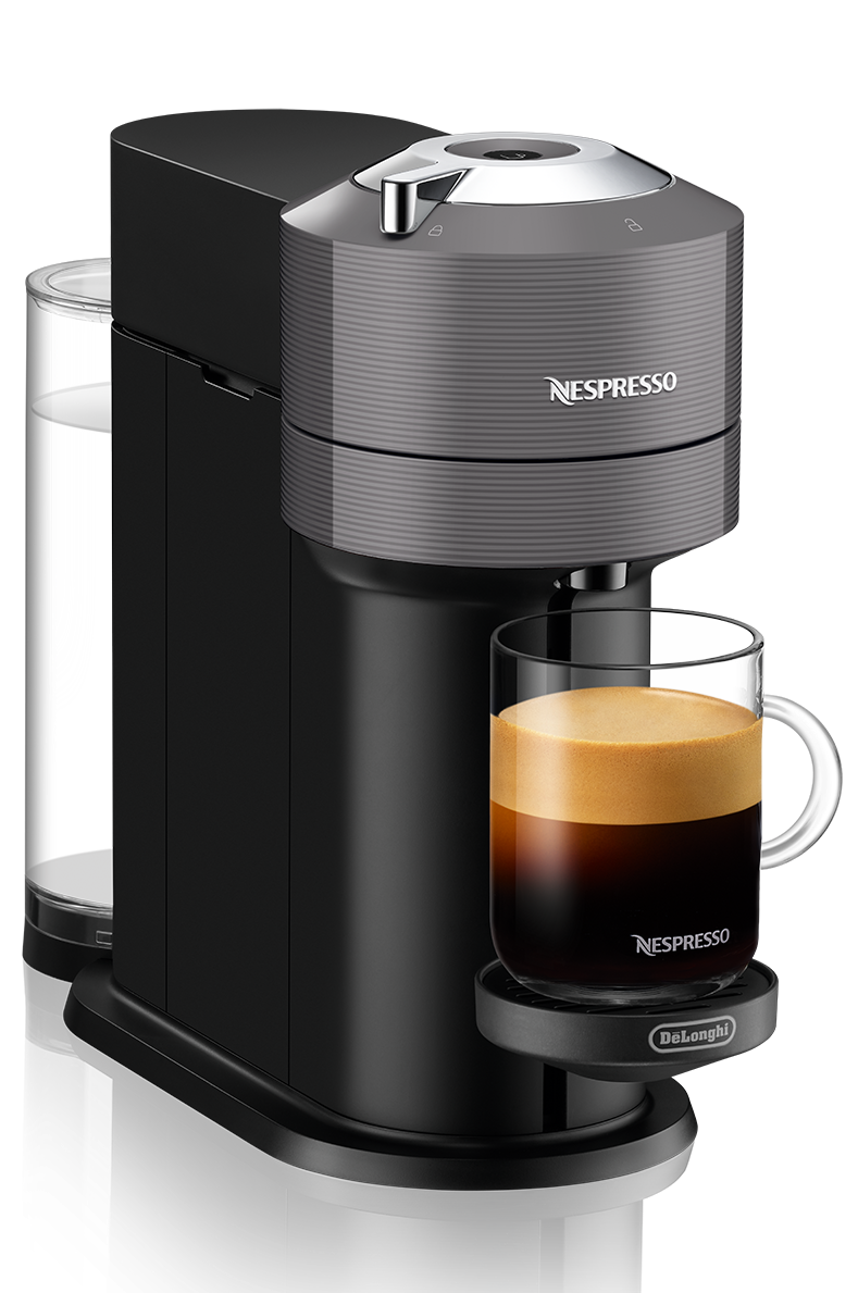 雀巢Vertuo下咖啡机通过DeLonghi Aeroccino——灰色