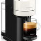 雀巢Vertuo下咖啡机通过DeLonghi Aeroccino——白色